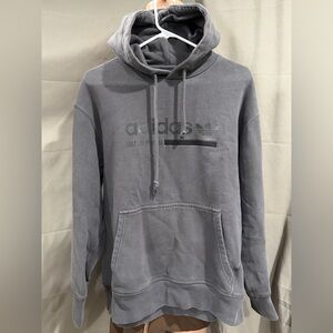 Adidas Premium Gray Hoodie Size Medium